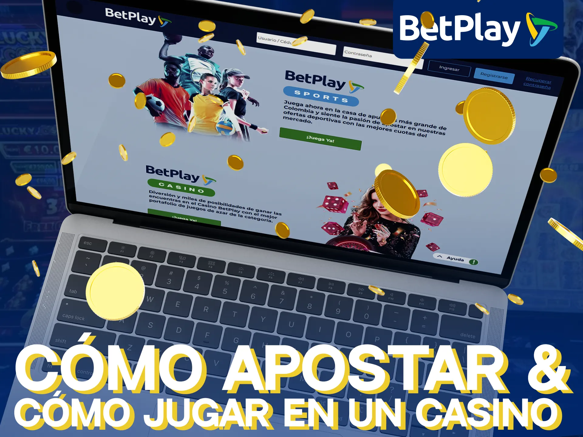 Consulta cómo apostar y cómo jugar en un casino online en Betplay.