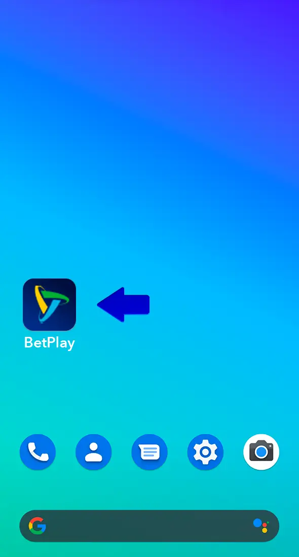 Inicia la aplicación y disfruta de tu juego en Betplay.