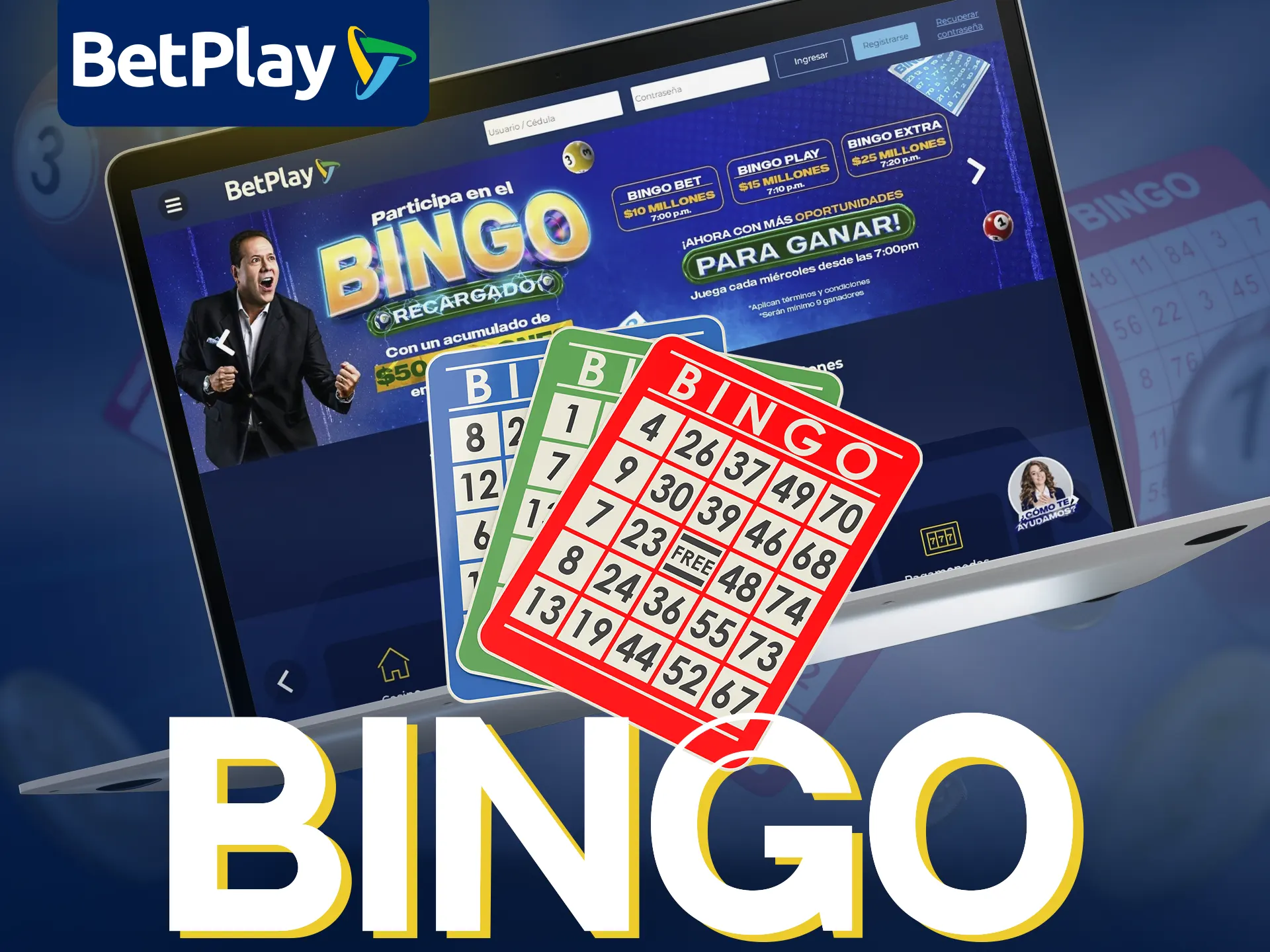 Betplay ofrece la oportunidad de jugar al Bingo.