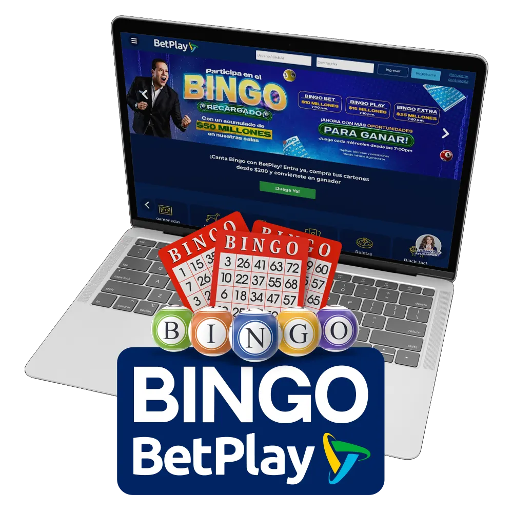 Juega Bingo en BetPlay Casino, el casino 100% nacional de Colombia.