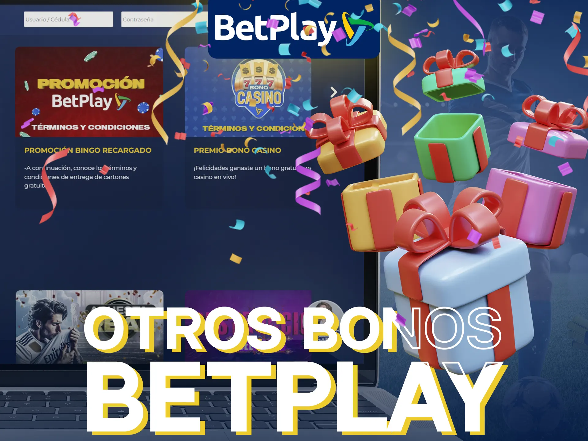 BetPlay ofrece muchos bonos para jugadores colombianos.