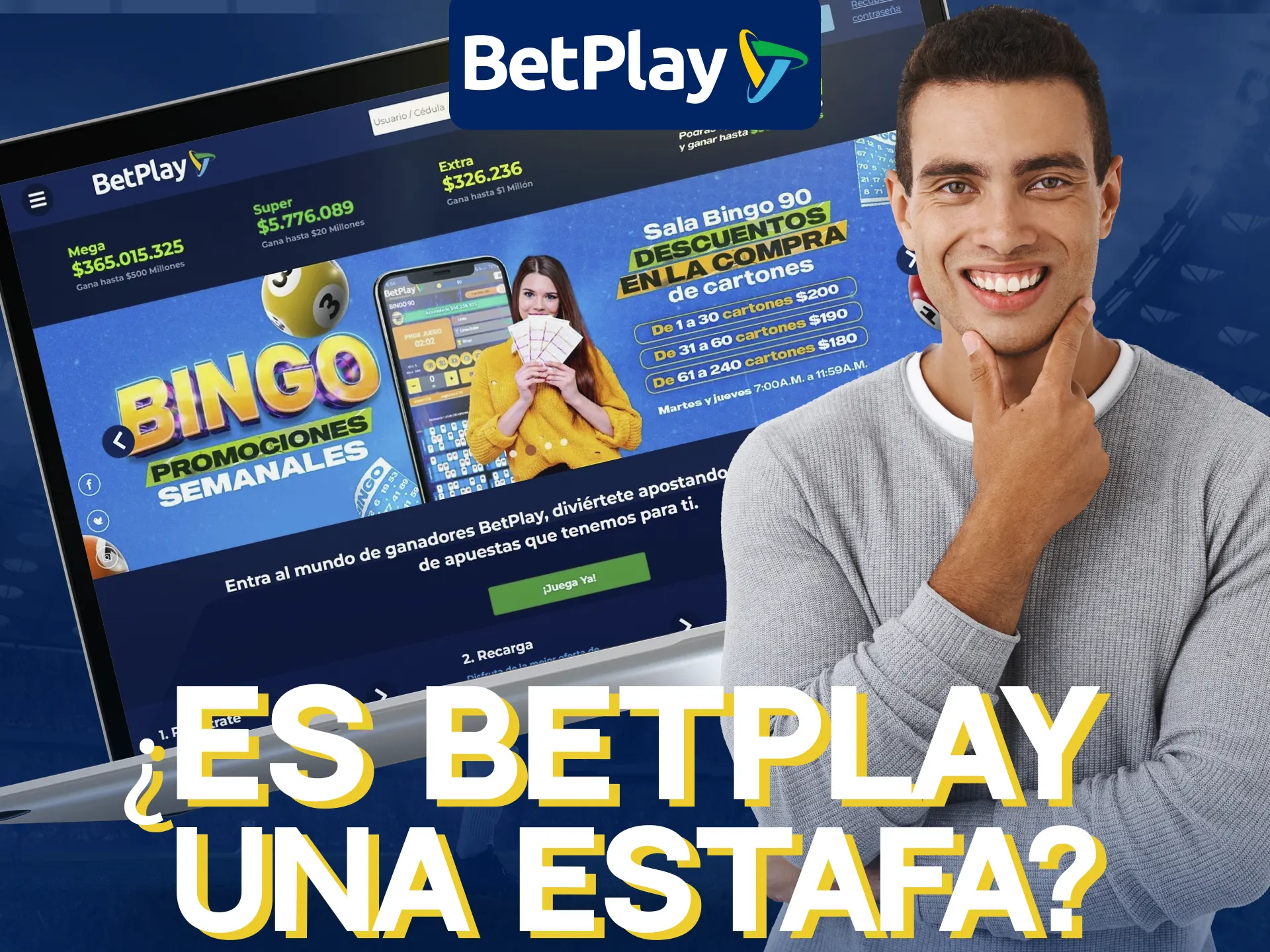 BetPlay es un casino y casa de apuestas fiable y legal con licencia oficial.