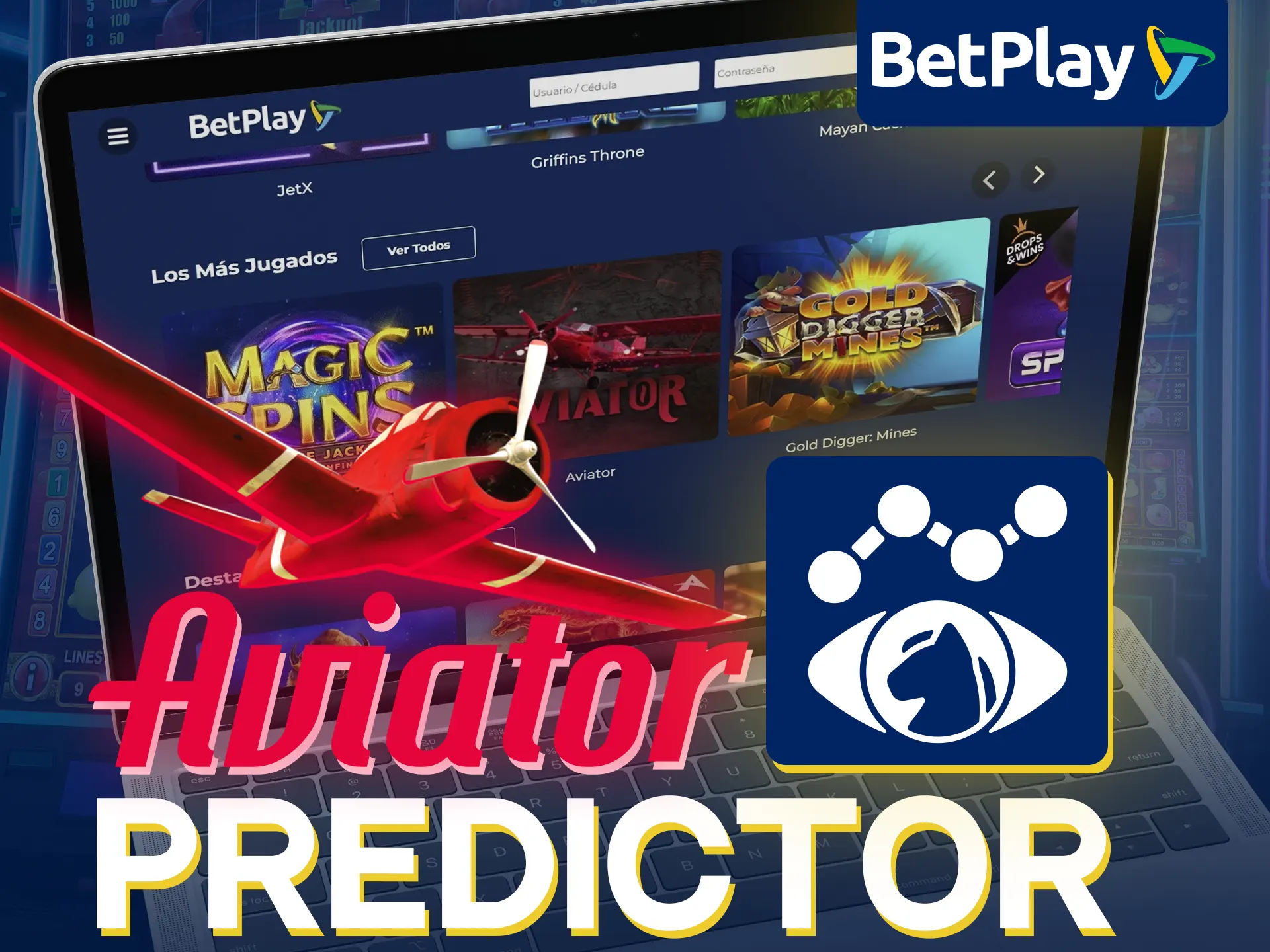 El predictor de BetPlay Aviator ayuda a predecir resultados.