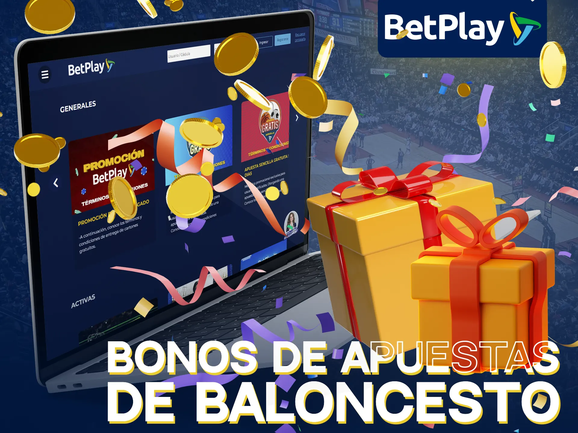 BetPlay ofrece bonos para apuestas de baloncesto.