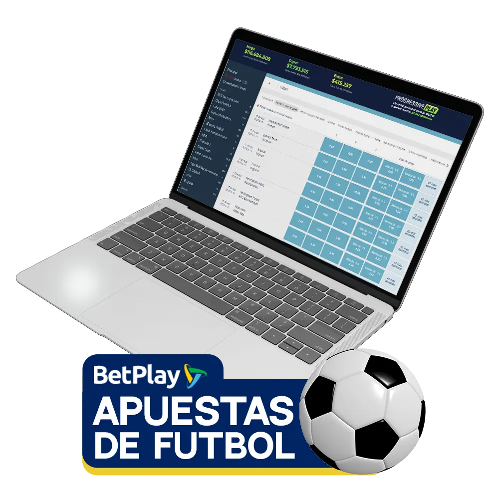 BetPlay ofrece apuestas de fútbol seguras y competitivas en Colombia.