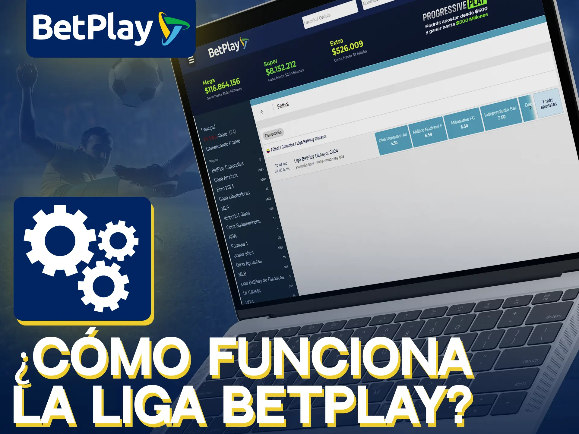 La Liga BetPlay tiene dos torneos anuales con playoffs.