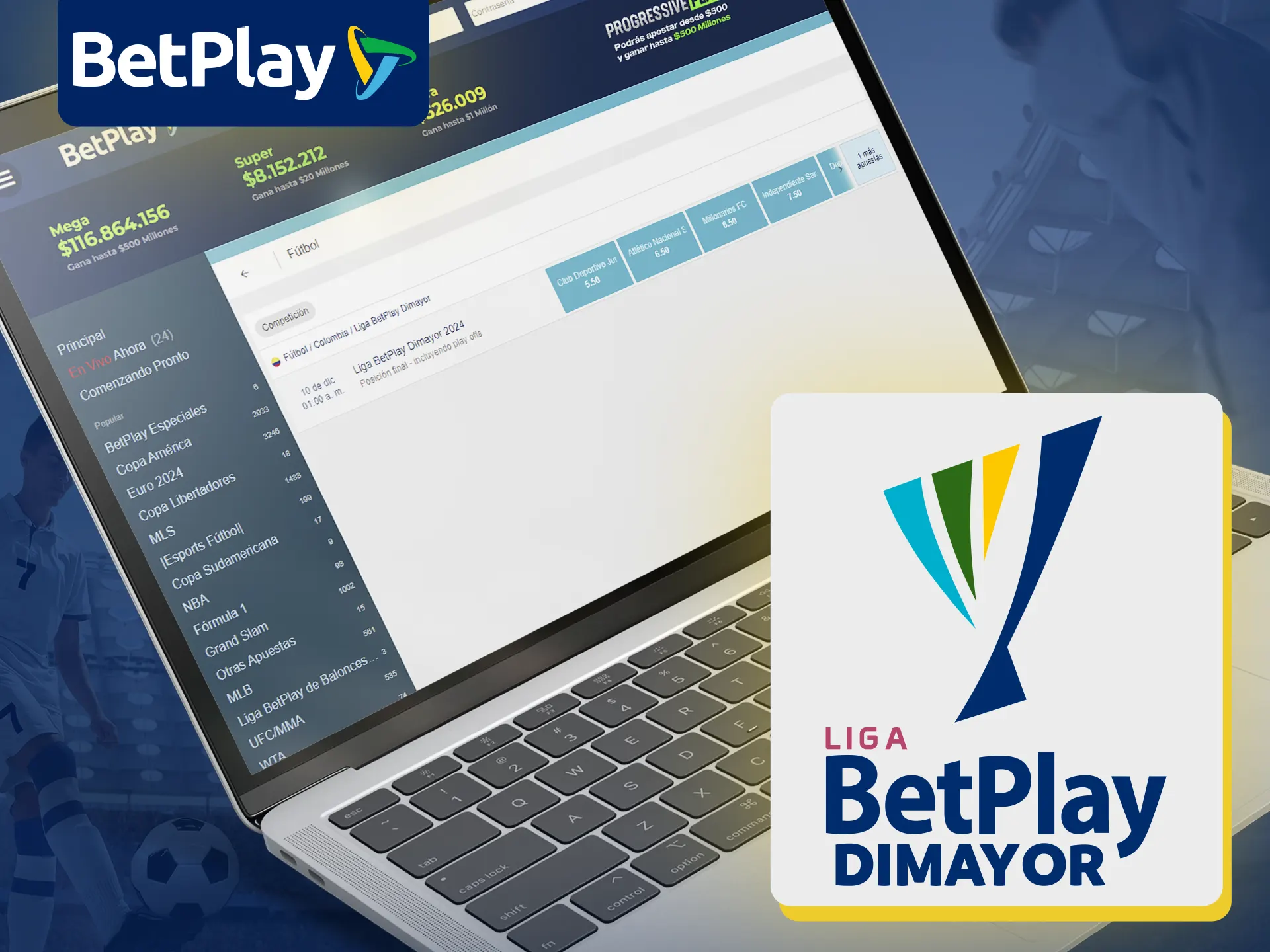 La Liga BetPlay 2024 mantiene el formato tradicional con los mejores equipos.