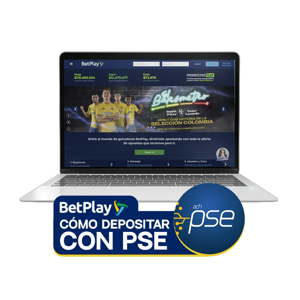 Deposita con PSE en BetPlay fácilmente.