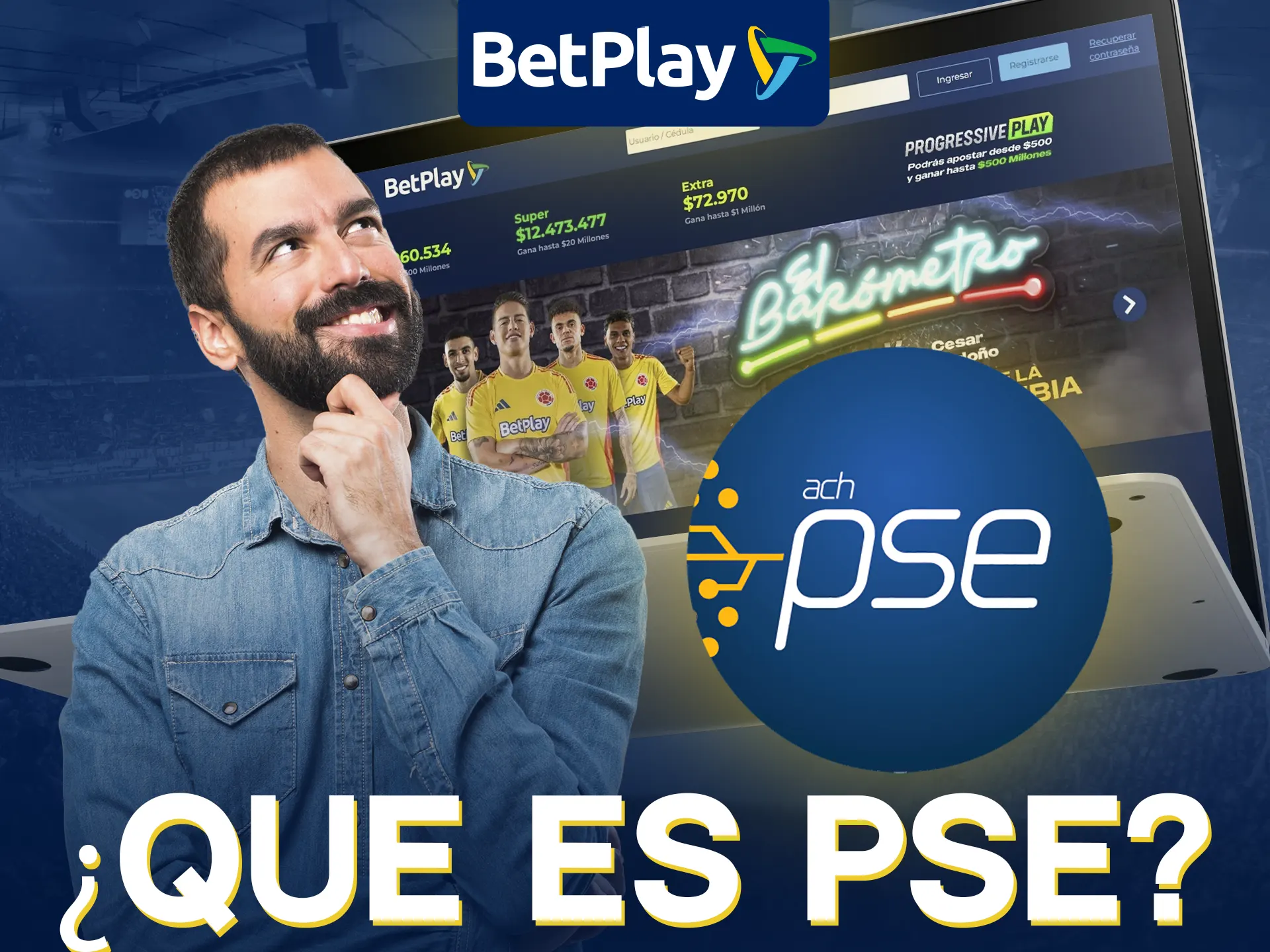 PSE es un sistema de pago en línea seguro en BetPlay.