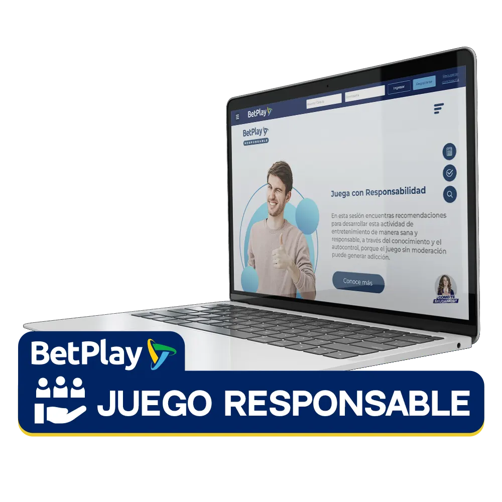 BetPlay promueve el juego seguro y responsable.