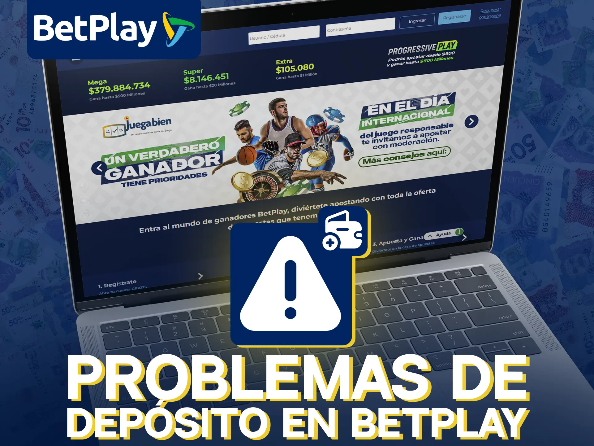 Lea sobre los problemas comunes al recargar en BetPlay.