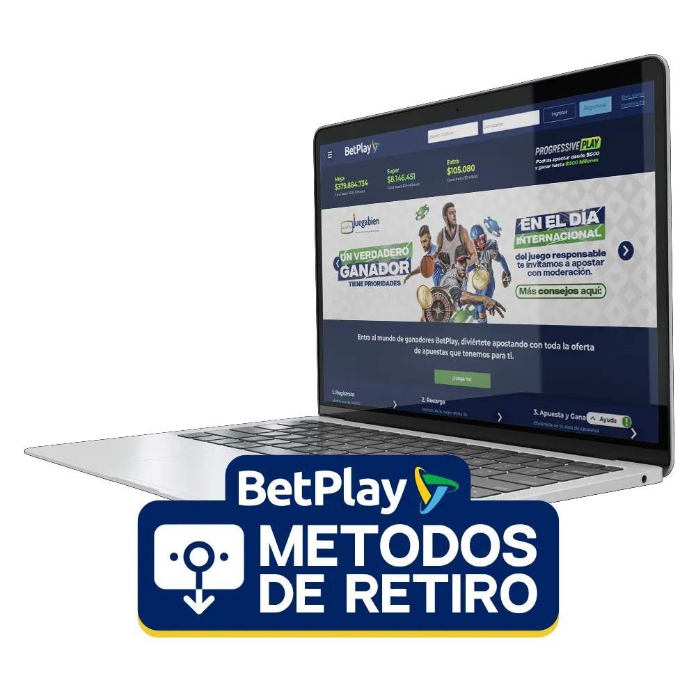 BetPlay Colombia ofrece varios métodos de retiro populares.