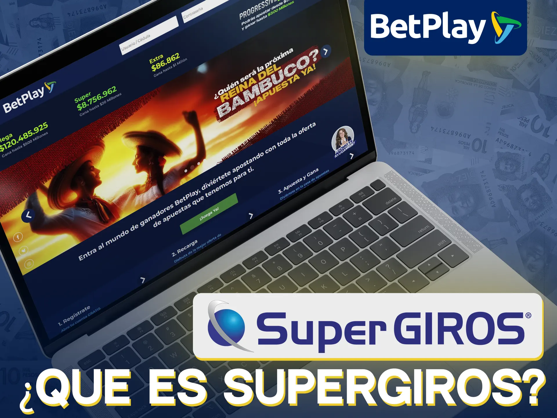 SuperGiros es un servicio de pago fiable para depositar en BetPlay.