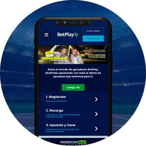 BetPlay tiene una aplicacion movil facil de usar para los usuarios colombianos.