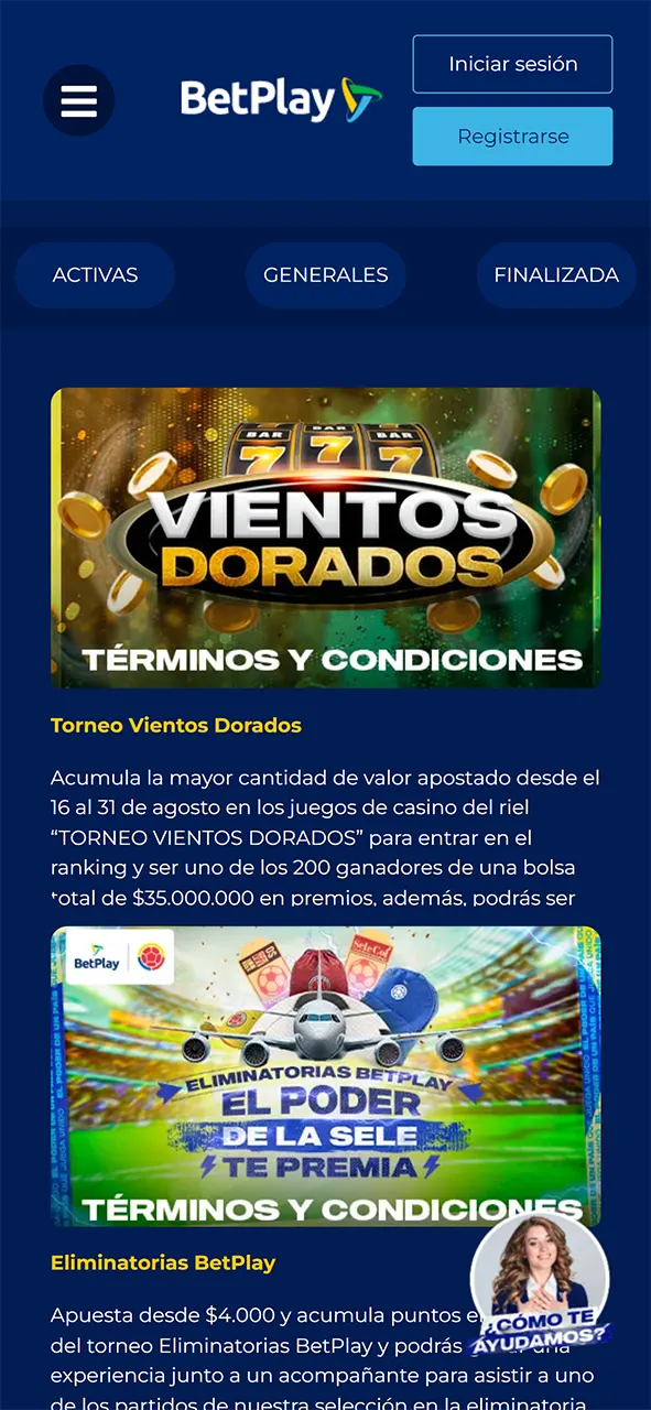 BetPlay ofrece una amplia variedad de bonos diferentes.